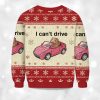 I Cant Drive Funny Hamster Christmas Ugly Sweater 2