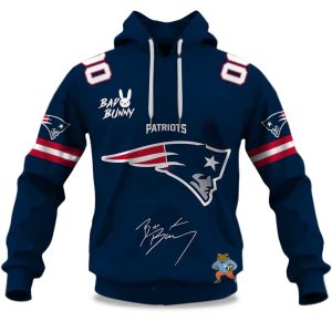 Personalized Patriots Bad Bunny Bowl LX 2025 2026 Hoodie 1