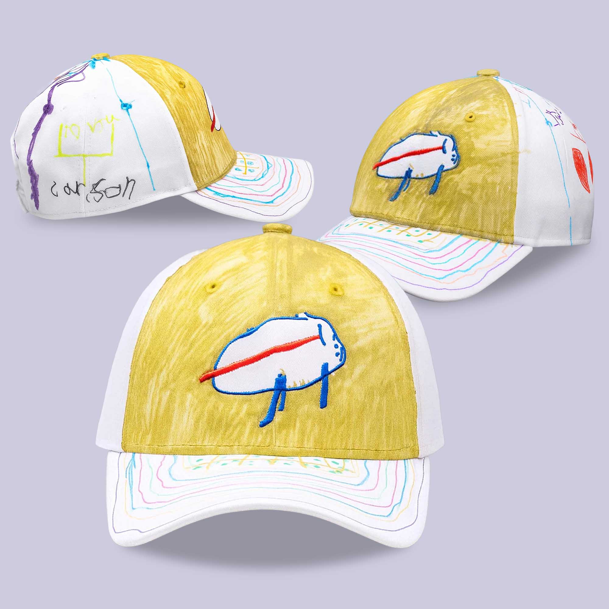 Josh Allen Carson at Oishei Childrens Hospital Hat 2 Josh Allen Carson at Oishei Childrens Hospital Hat