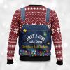 Just A Girl Who Loves Chickens Ugly Christmas Sweater 2