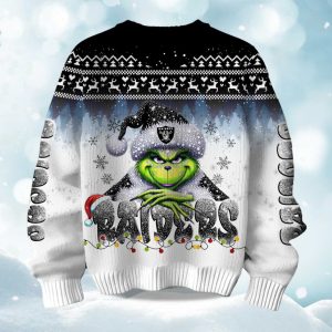 2025 Raiders Grnch Season Christmas Ugly Sweater 1