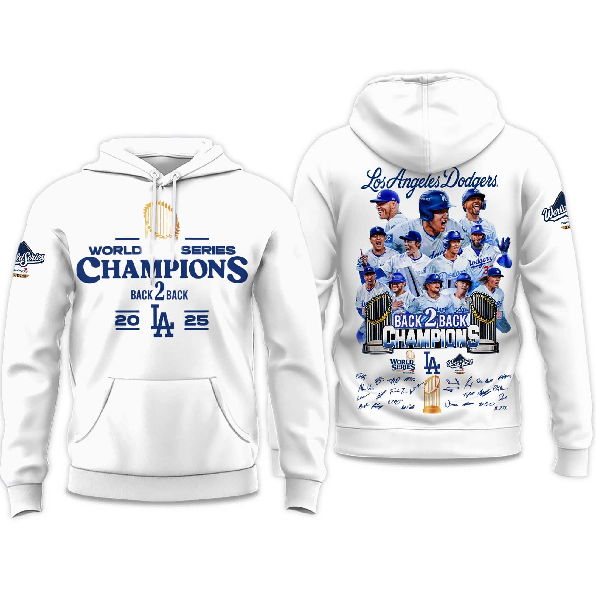 LA Dodgers 2025 World Series Champions Hoodie LA Dodgers 2025 World Series Champions Hoodie