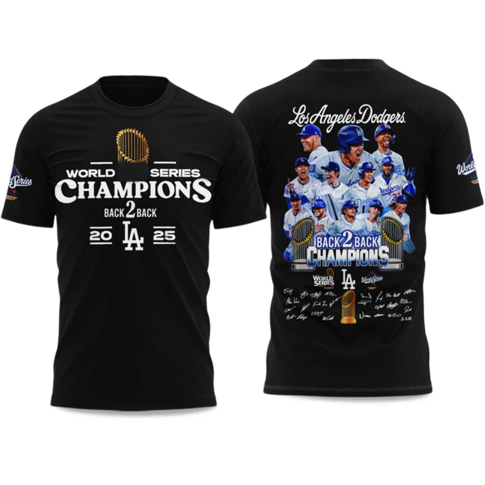 LA Dodgers 2025 World Series Champions T-Shirt 3 LA Dodgers 2025 World Series Champions T Shirt