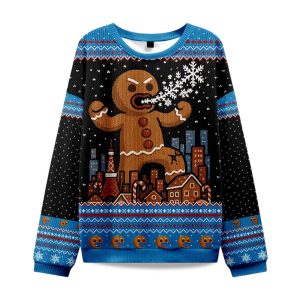 2025 Gingerbread Monster Christmas Ugly Sweater 1