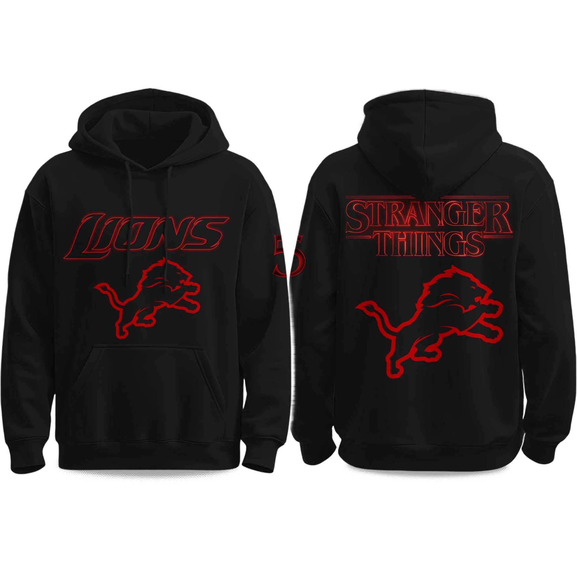 Lions Stranger Things 2025 Hoodie Lions Stranger Things 2025 Hoodie