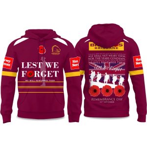 Broncos Lest We Forget 2025 Hoodie