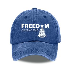 Freedom Charlie Kirk Christmas Print Baseball Cap