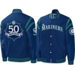 Mariners 50 Seasons Celebration 1977 - 2026 Bomber Jacket