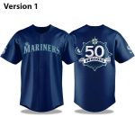 Mariners 50 Seasons Celebration 1977 - 2026 Jersey