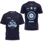 Mariners 50 Seasons Celebration 1977-2026 T-Shirt