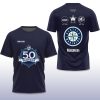 Mariners 50 Seasons Celebration 1977-2026 T-Shirt 3 Mariners 50 Seasons Celebration 1977 2026 T Shirt