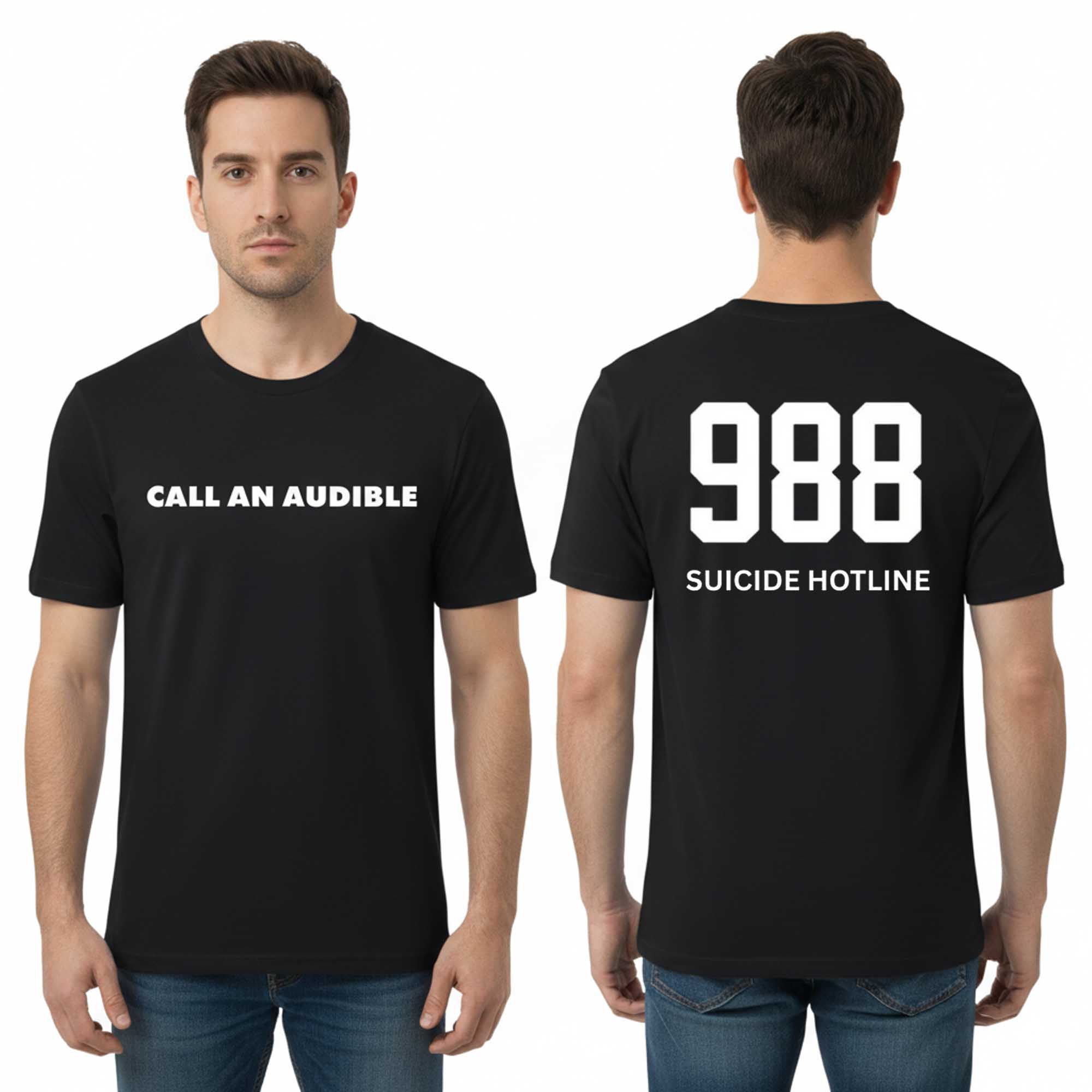 Marshawn Kneeland Call An Audible 988 Suicide Hotline Shirt Marshawn Kneeland Call An Audible 988 Suicide Hotline Shirt