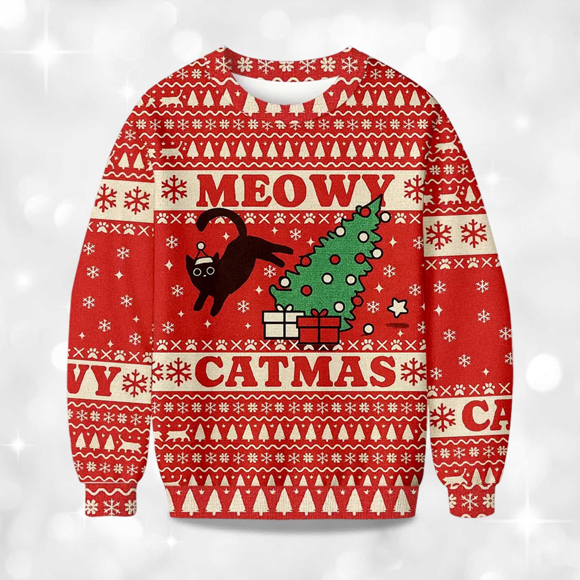 Meowy Catmas Christmas Ugly Sweater 2 Meowy Catmas Christmas Ugly Sweater 2