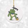 Nope Portland Frog Resist Christmas Tree Ornament 3 Nope Portland Frog Resist Christmas Tree Ornament