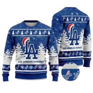 2025 Dodgers Special Christmas Ugly Christmas Sweater