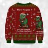 Off to Commit Frogmas Mayhem Christmas Ugly Sweater 3 Off to Commit Frogmas Mayhem Christmas Ugly Sweater