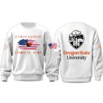 Oregon State University A True Patriot Charlie Kirk 2025 Sweatshirt