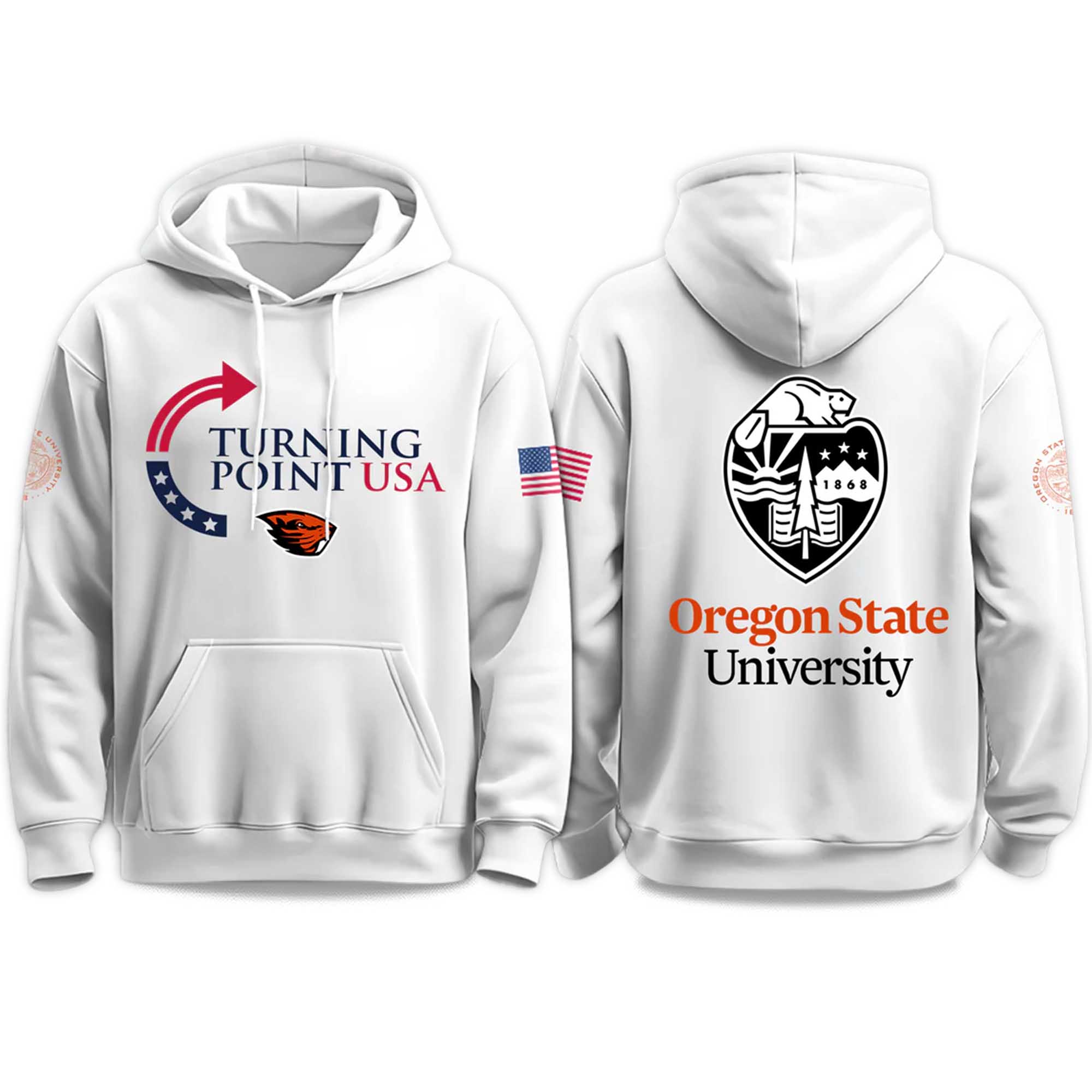 Oregon State University Turning Point USA 2025 Hoodie Oregon State University Turning Point USA 2025 Hoodie