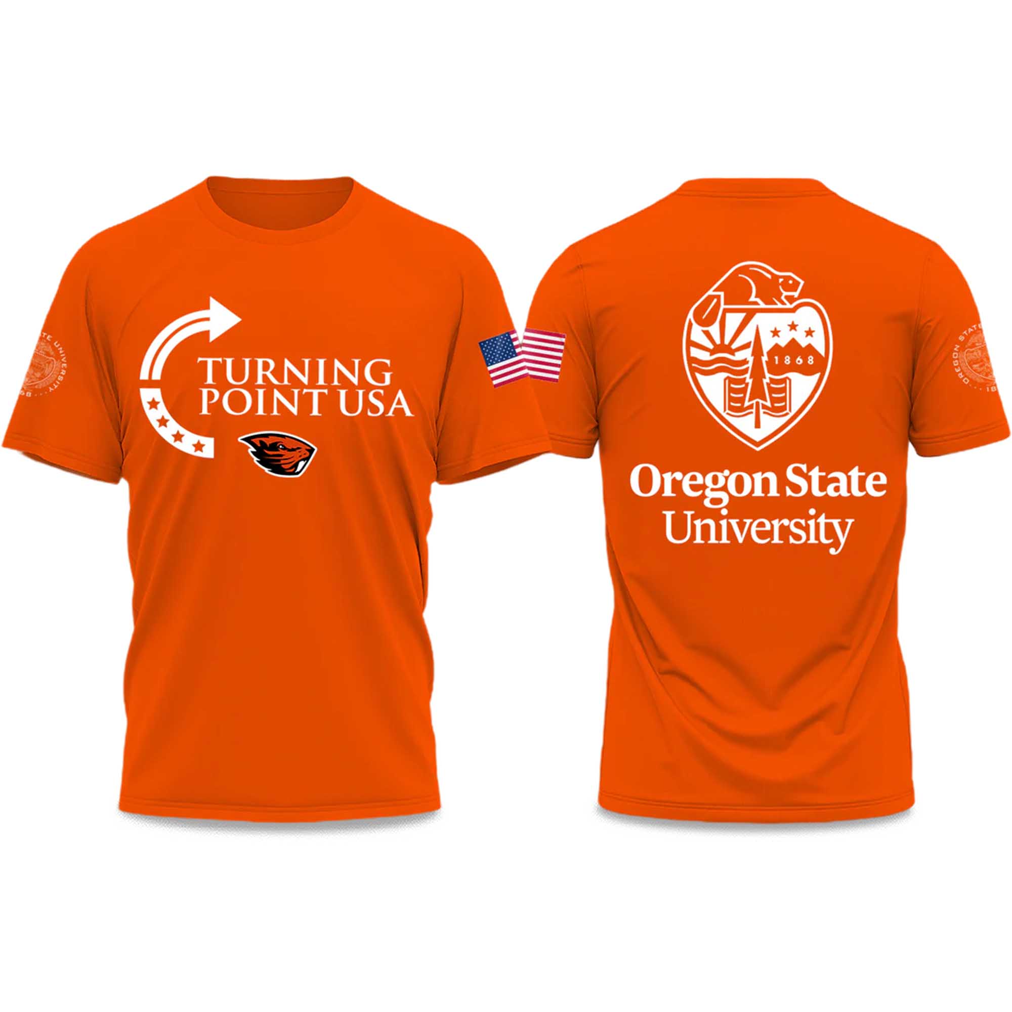 Oregon State University Turning Point USA 2025 T-Shirt 2 Oregon State University Turning Point USA 2025 T Shirt