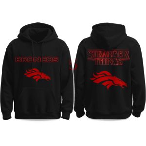 Broncos Stranger Things 2025 Hoodie 1