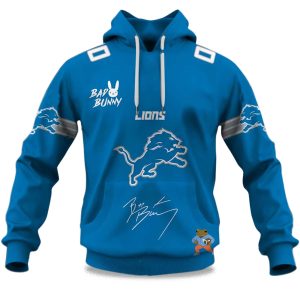 Personalized Lions Bad Bunny Bowl LX 2025 2026 Hoodie 1
