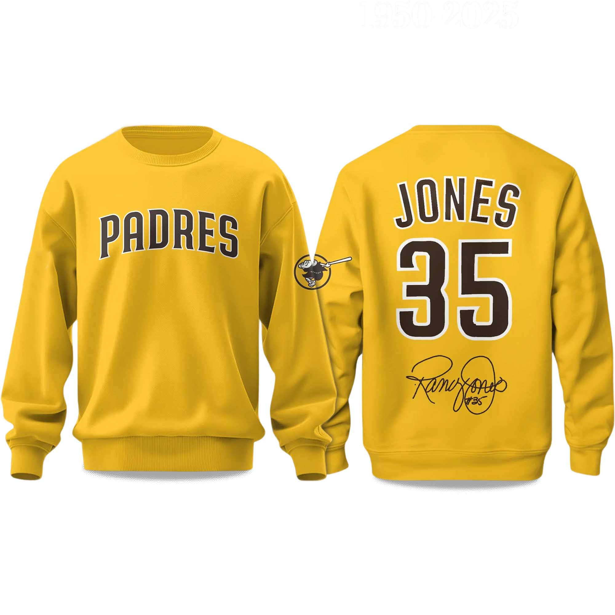 Padres Randy Jones 1950 2025 Tribute 2025 Sweatshirt Padres Randy Jones 1950 2025 Tribute 2025 Sweatshirt