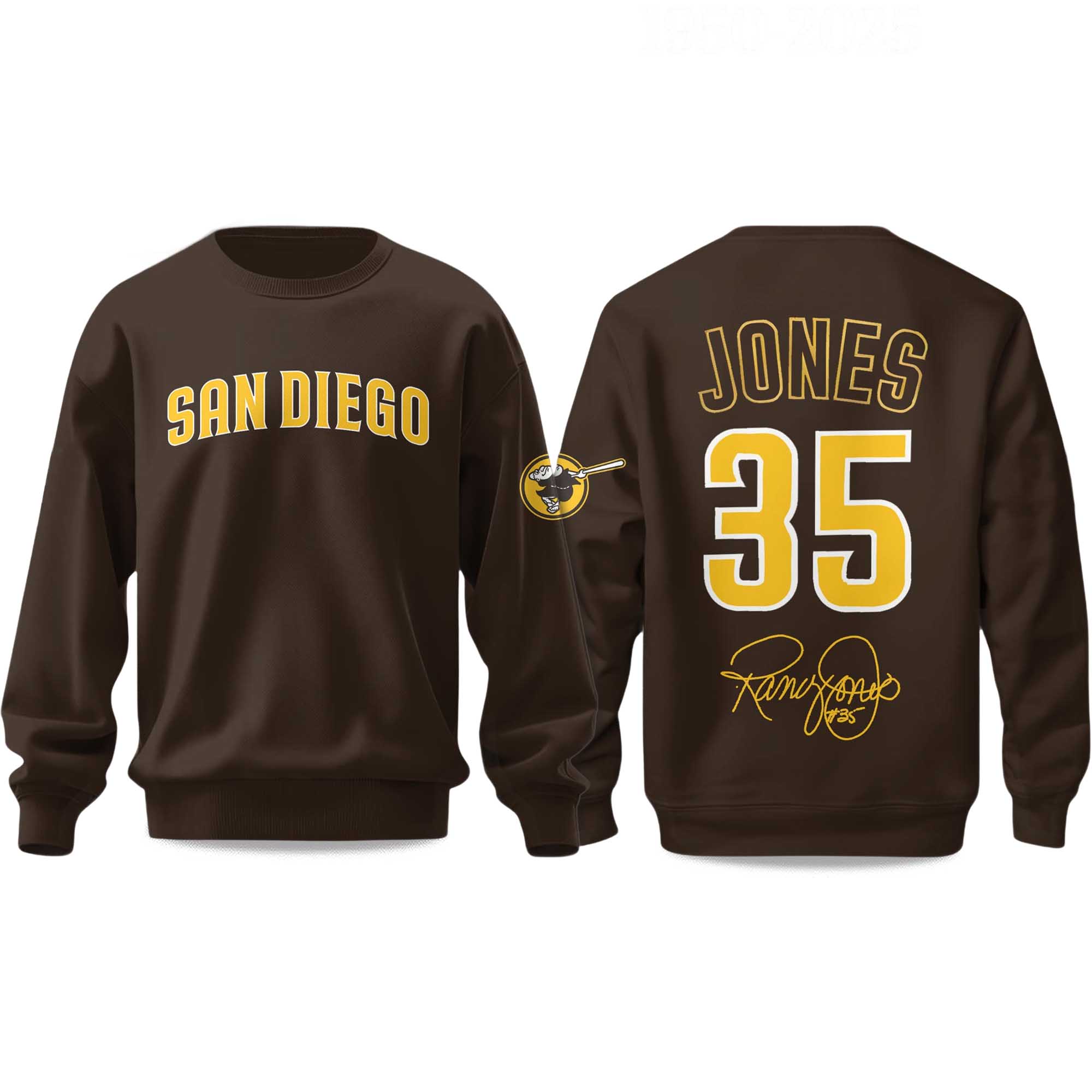 Padres Randy Jones 1950 2025 Tribute 2025 Sweatshirt 2 Padres Randy Jones 1950 2025 Tribute 2025 Sweatshirt 2