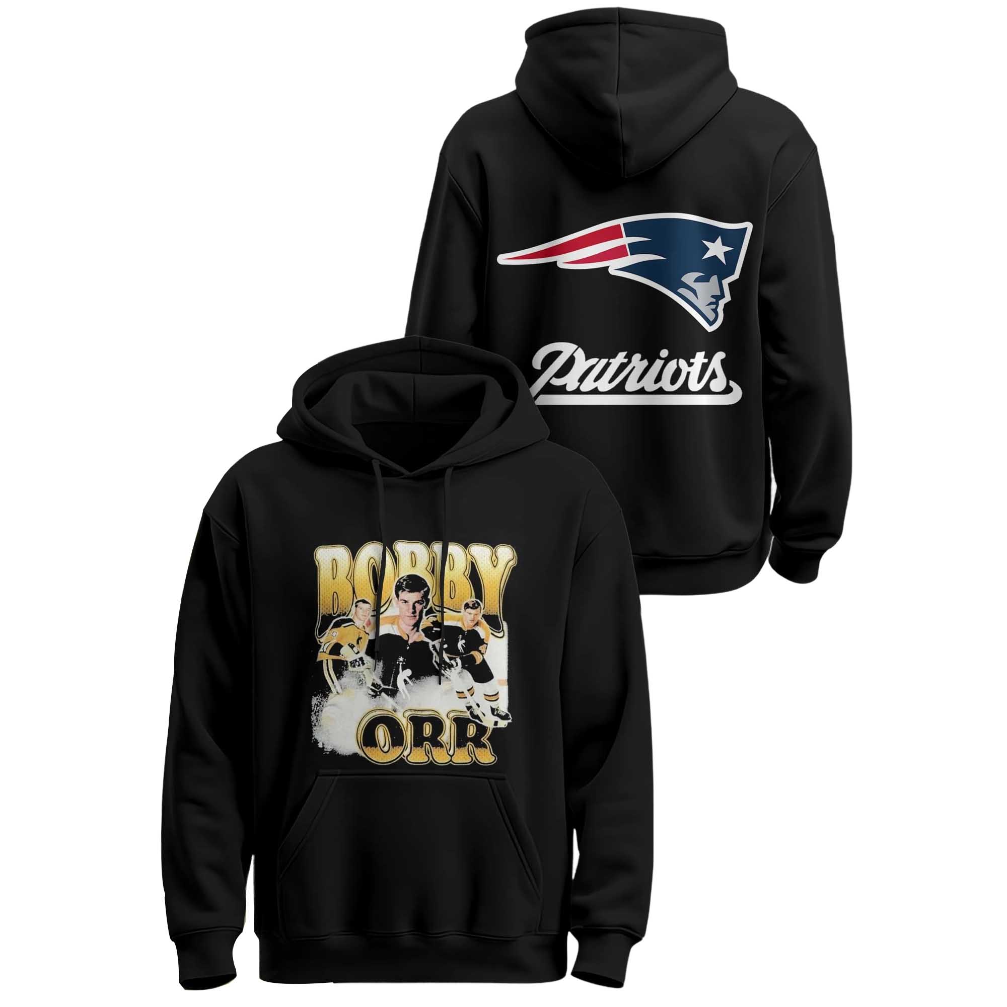 Patriots Bobby Orr 2025 Football Hoodie Patriots Bobby Orr 2025 Football Hoodie