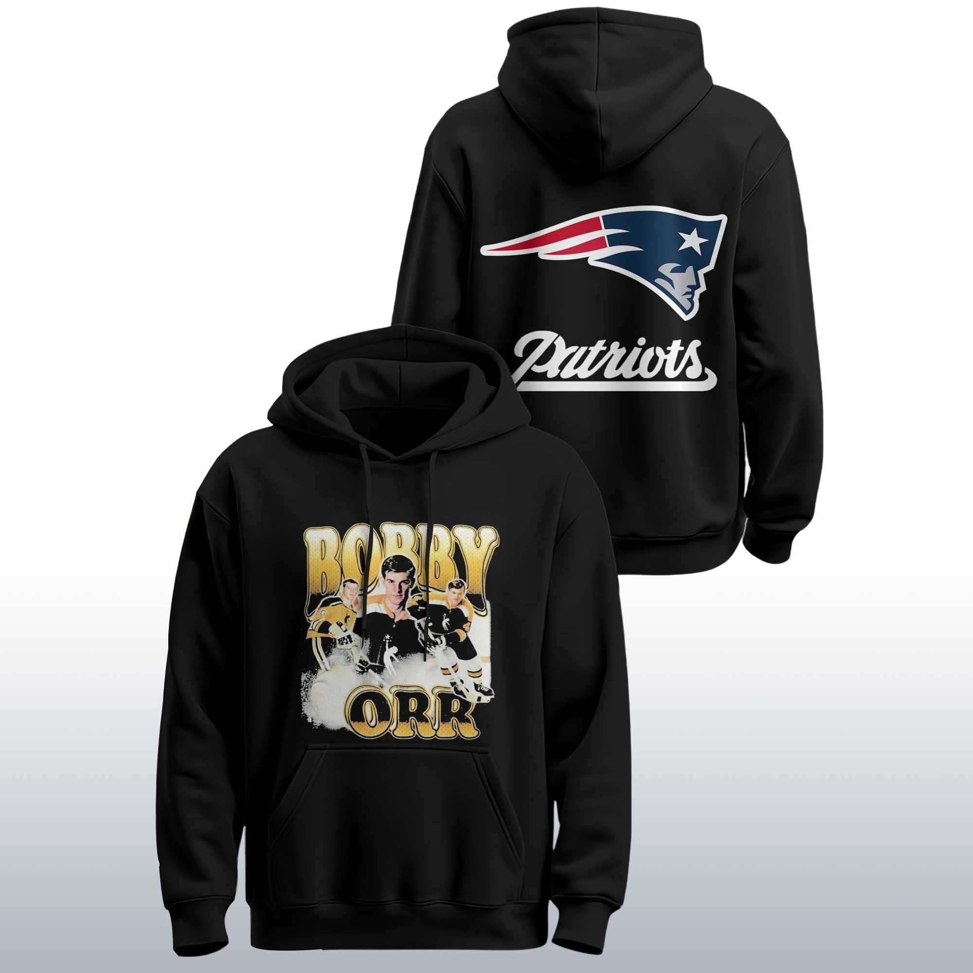 Patriots Bobby Orr 2025 Football Hoodie 2 Patriots Bobby Orr 2025 Football Hoodie