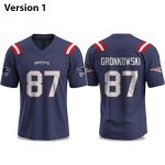 Patriots Rob Gronkowski Signature 2025 Football Jersey