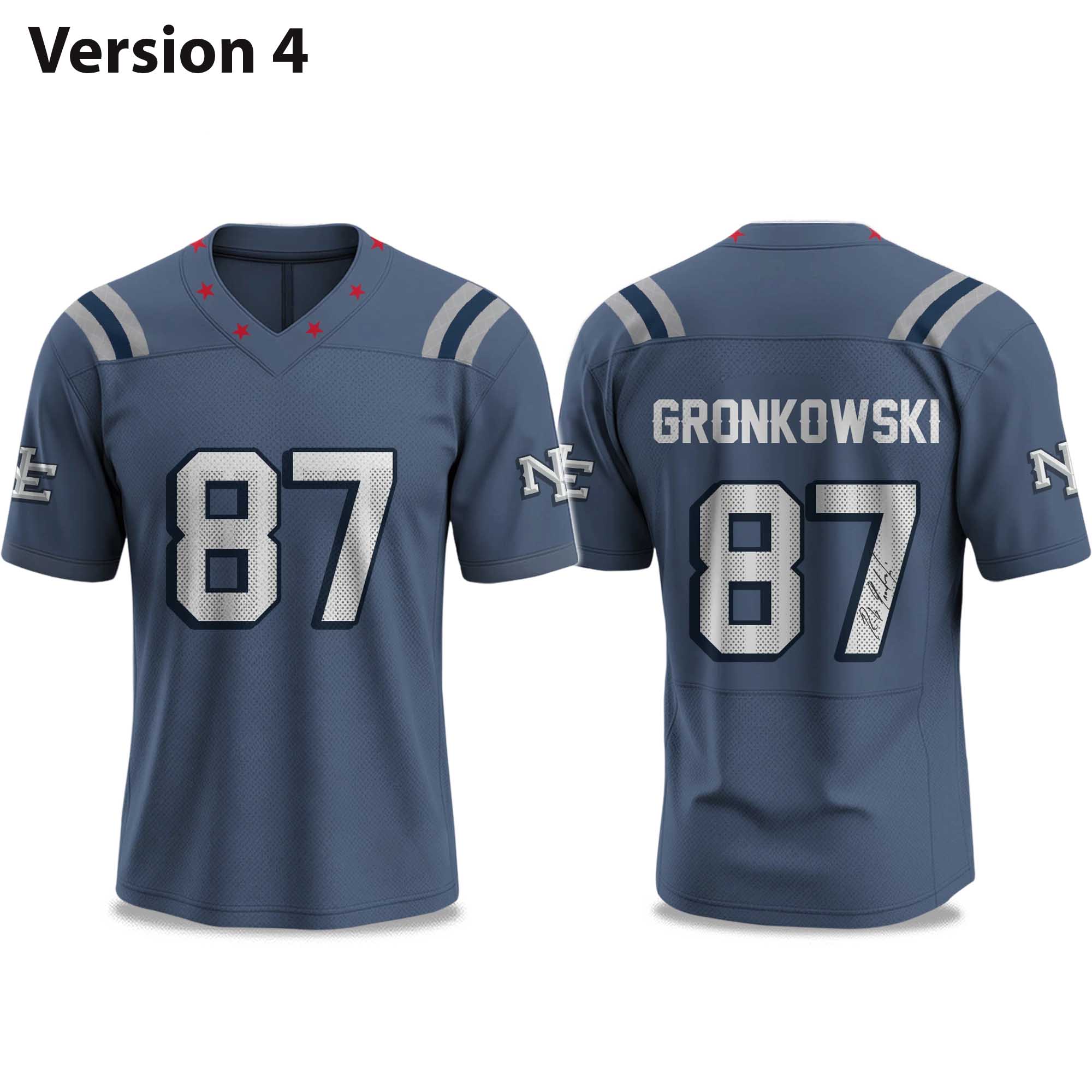Patriots Rob Gronkowski Signature 2025 Football Jersey 4 Patriots Rob Gronkowski Signature 2025 Football Jersey (4)