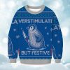 Penguin Overstimulated but Festive Christmas Ugly Sweater 5 Penguin Overstimulated but Festive Christmas Ugly Sweater