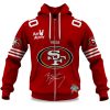 Personalized 49ers Bad Bunny Bowl LX 2025 2026 Zipper Hoodie