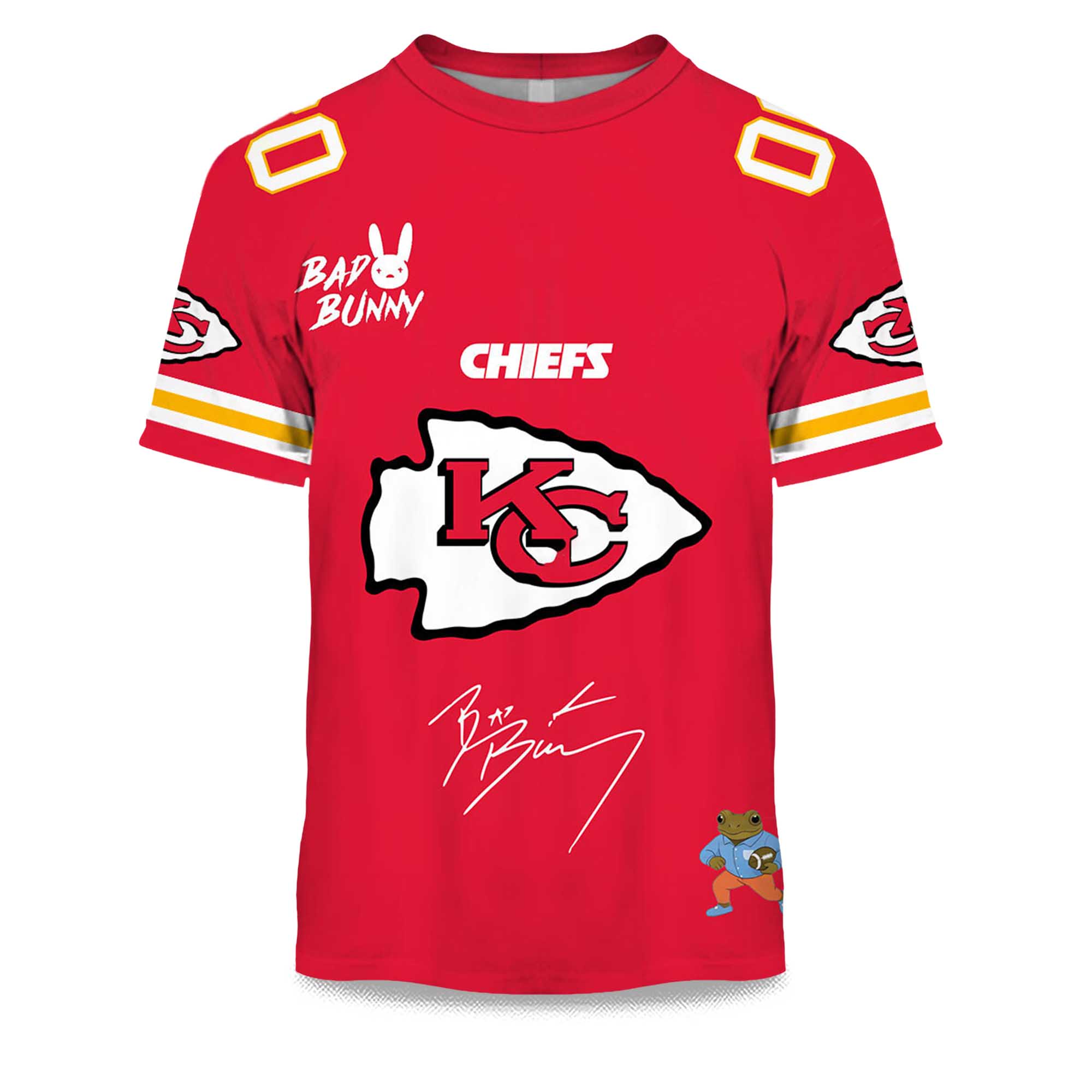 Personalized Chiefs Bad Bunny Bowl LX 2025 2026 Shirt Personalized Chiefs Bad Bunny Bowl LX 2025 2026 Shirt