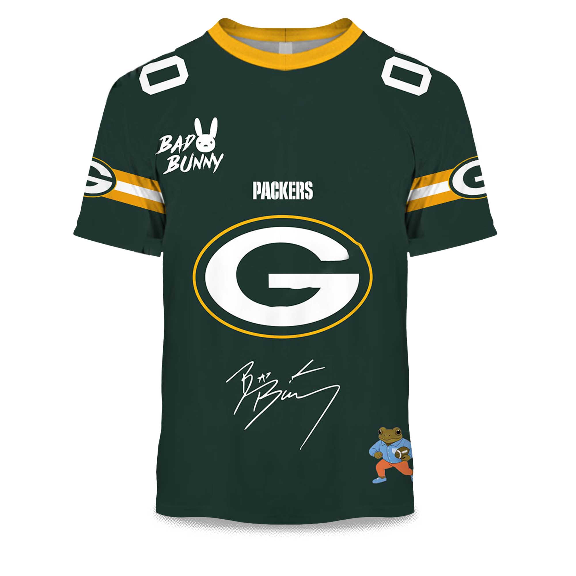 Personalized Packers Bad Bunny Bowl LX 2025 2026 Shirt Personalized Packers Bad Bunny Bowl LX 2025 2026 Shirt