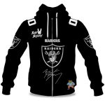 Personalized Raiders Bad Bunny Bowl LX 2025 2026 Zipper Hoodie
