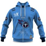 Personalized Titans Bad Bunny Bowl LX 2025 2026 Zipper Hoodie