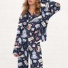 Polar Express Christmas Silky Satin Pajama Set