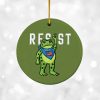 Portland Frog Resist Christmas Tree Ornament