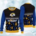 Rams Festive Holiday Christmas Ugly Sweater