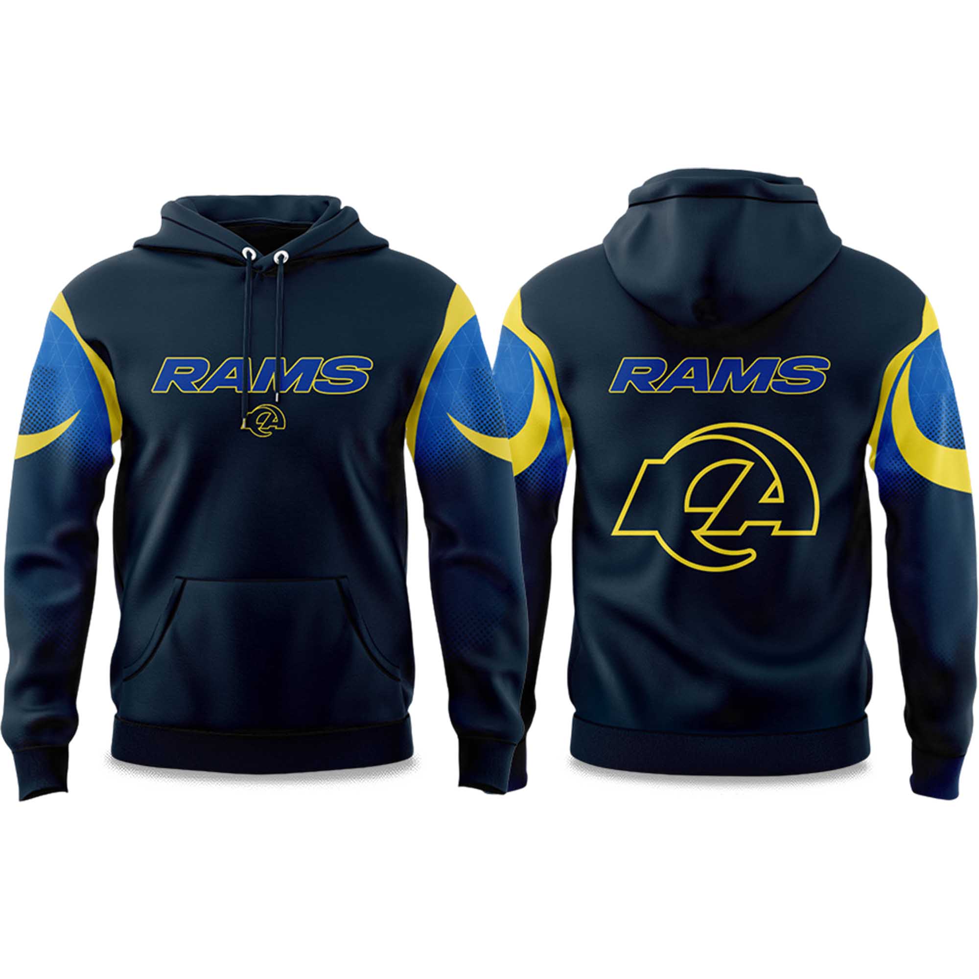 Rams Rivalries Midnight Mode Uniforms 2025 Hoodie Rams Rivalries Midnight Mode Uniforms 2025 Hoodie