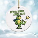 Resist Kings Since 1776 Portland Frog Christmas Ornament