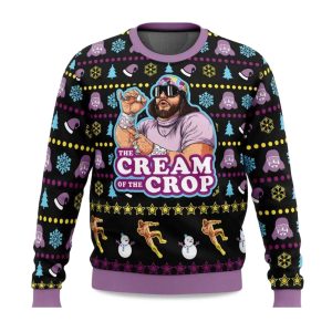 2025 Randy Savage The Cream of the Crop Ugly Christmas Sweater
