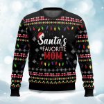 Santa’s Favorite Mom Ugly Christmas Sweater