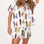 Seven Brides For Seven Brothers Silky Satin Pajama Set