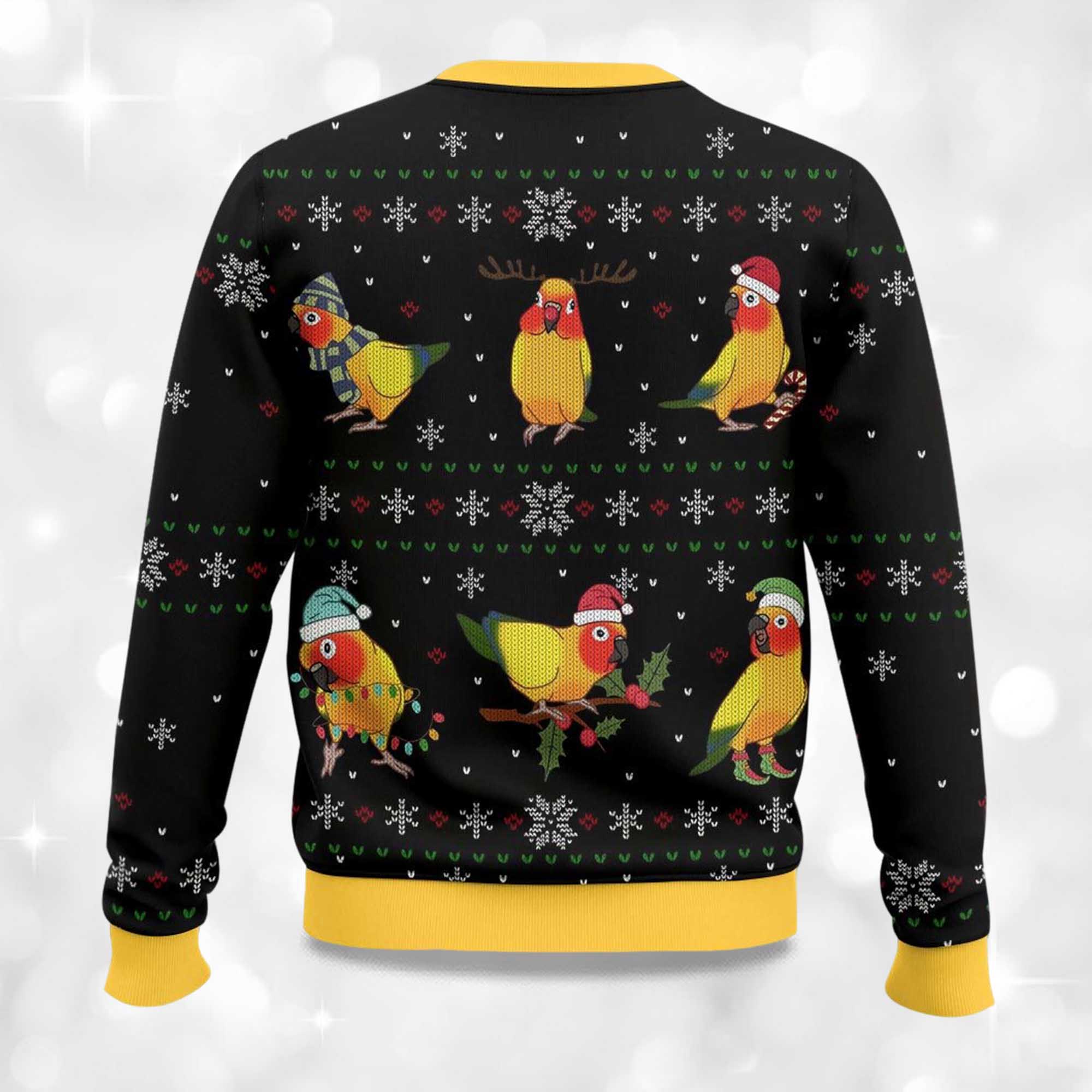 Sun Conure Ugly Christmas Sweater 2 Sun Conure Ugly Christmas Sweater 2