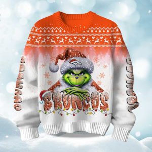 2025 Broncos Grnch Season Christmas Ugly Sweater 1