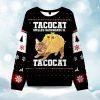 Tacocat Spelled Backwards Is Tacocat Ugly Christmas Sweater