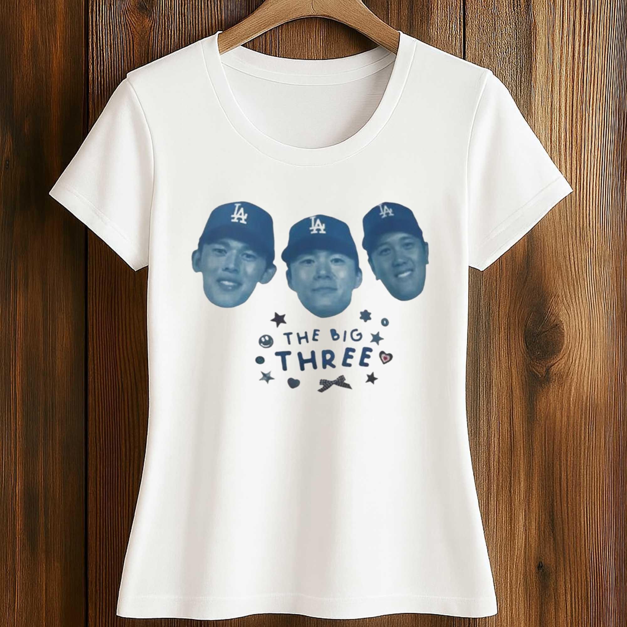 The Big Three Dodgers Players Shirt 2 The Big Three Dodgers Players Shirt