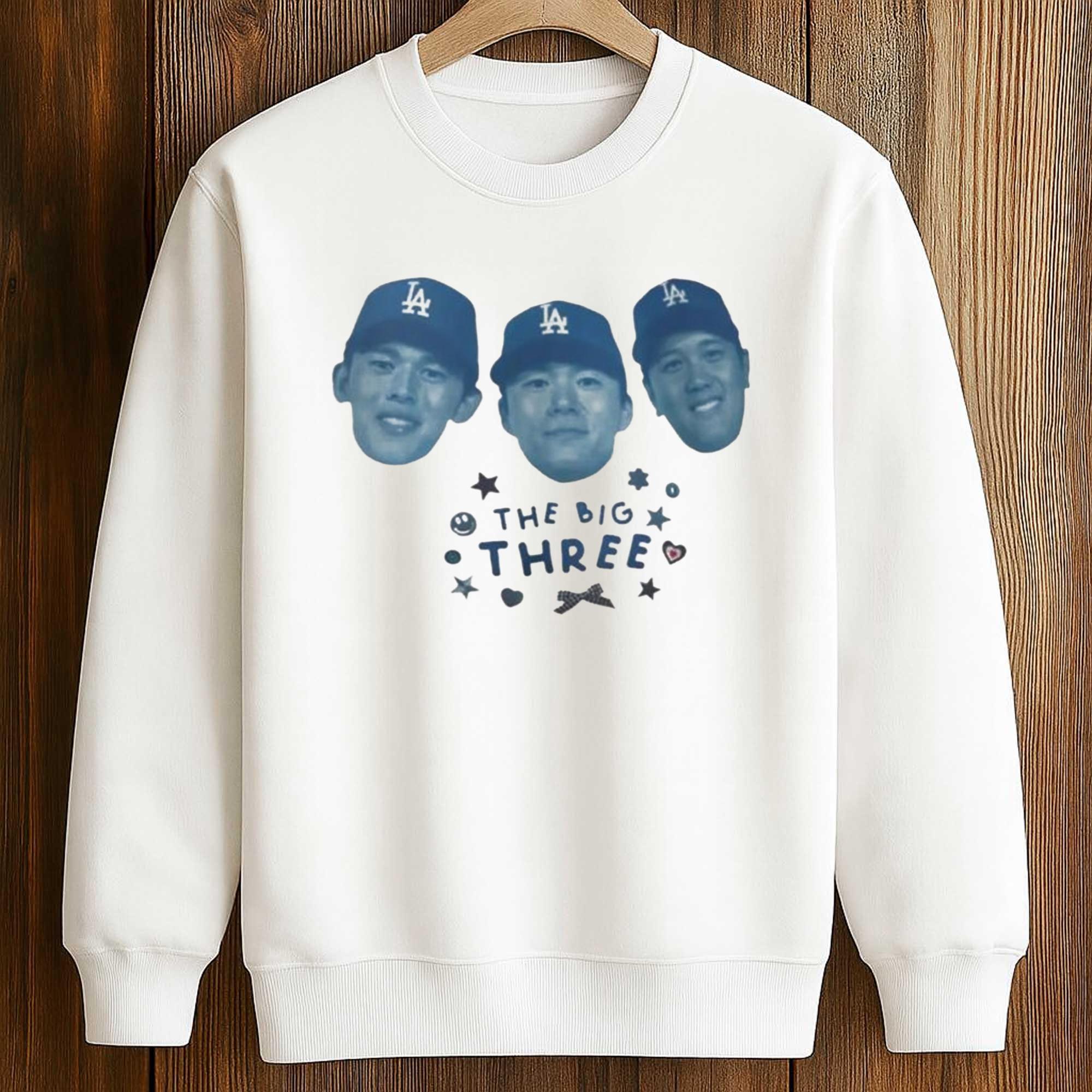 The Big Three Dodgers Players Shirt 3 The Big Three Dodgers Players Shirt